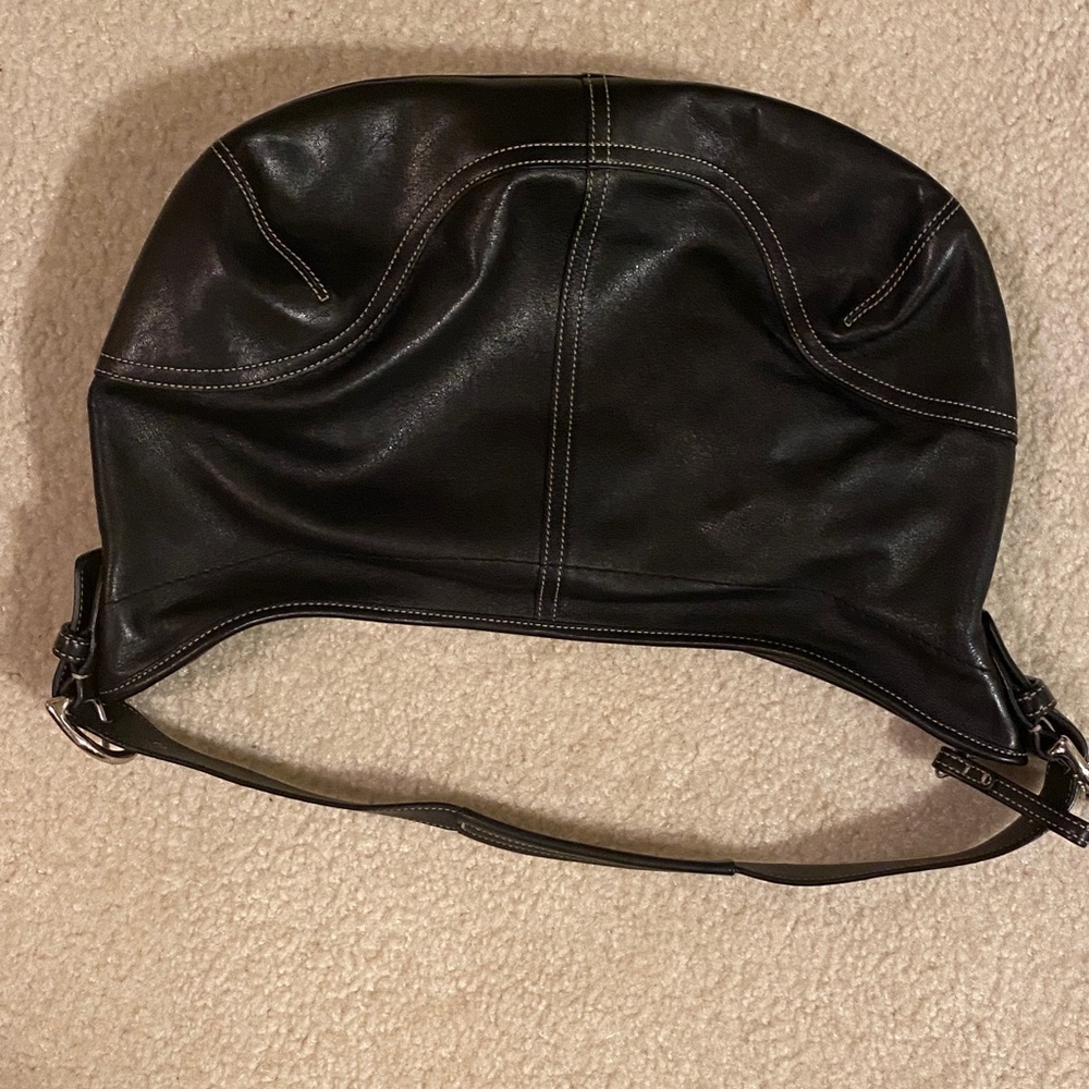 Coach Black Leather Hobo Bag - Picture 2 of 10